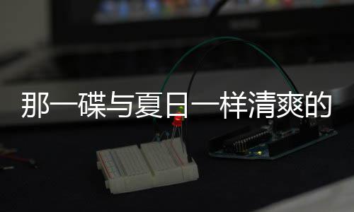 那一夏日凉拌碟与的小藕片清爽一样酸辣菜